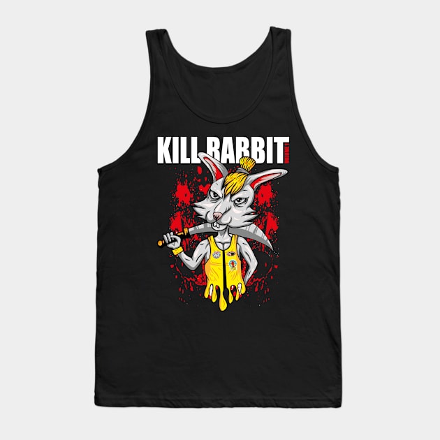 Kill Bill Parody in the Bloody Rabbit Tank Top by TEEWEB